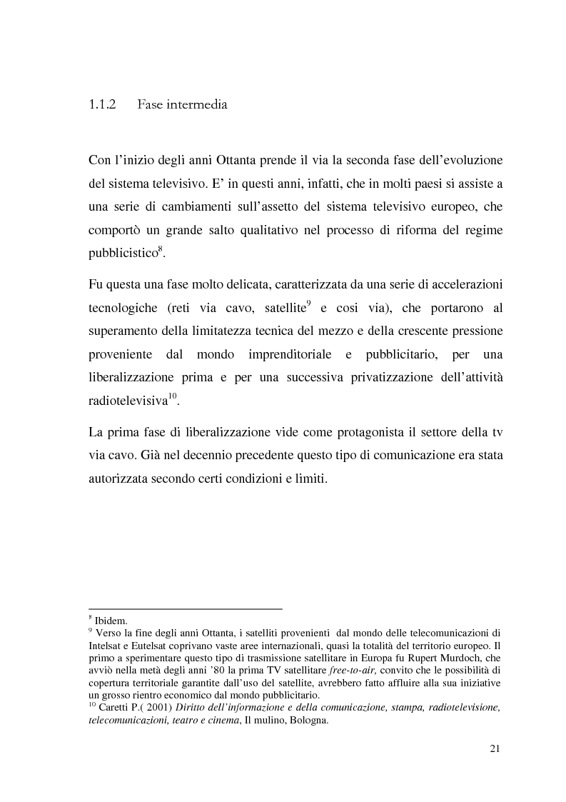 Anteprima della tesi: La Tv digitale come personal medium. Rai Click, la prima Tv on Demand in Italia., Pagina 15