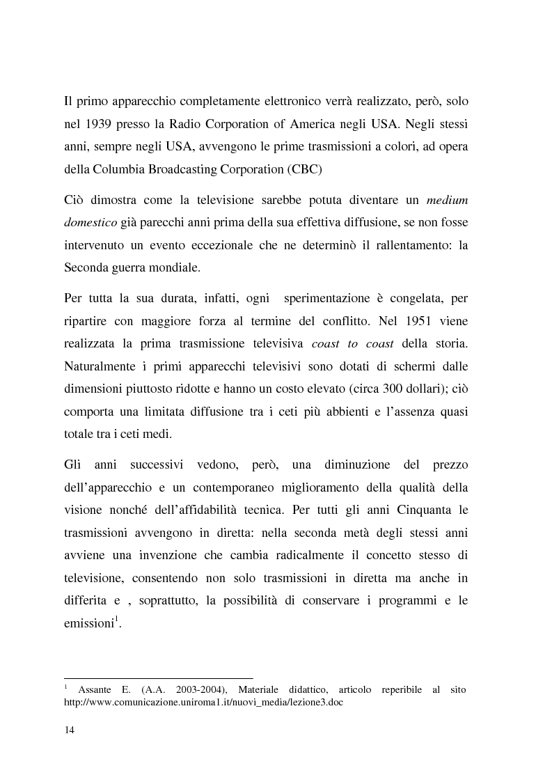 Anteprima della tesi: La Tv digitale come personal medium. Rai Click, la prima Tv on Demand in Italia., Pagina 8