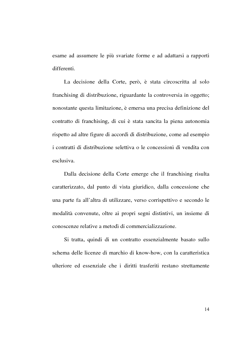 Anteprima della tesi: Intese restrittive della concorrenza e accordi di distribuzione selettiva, Pagina 14