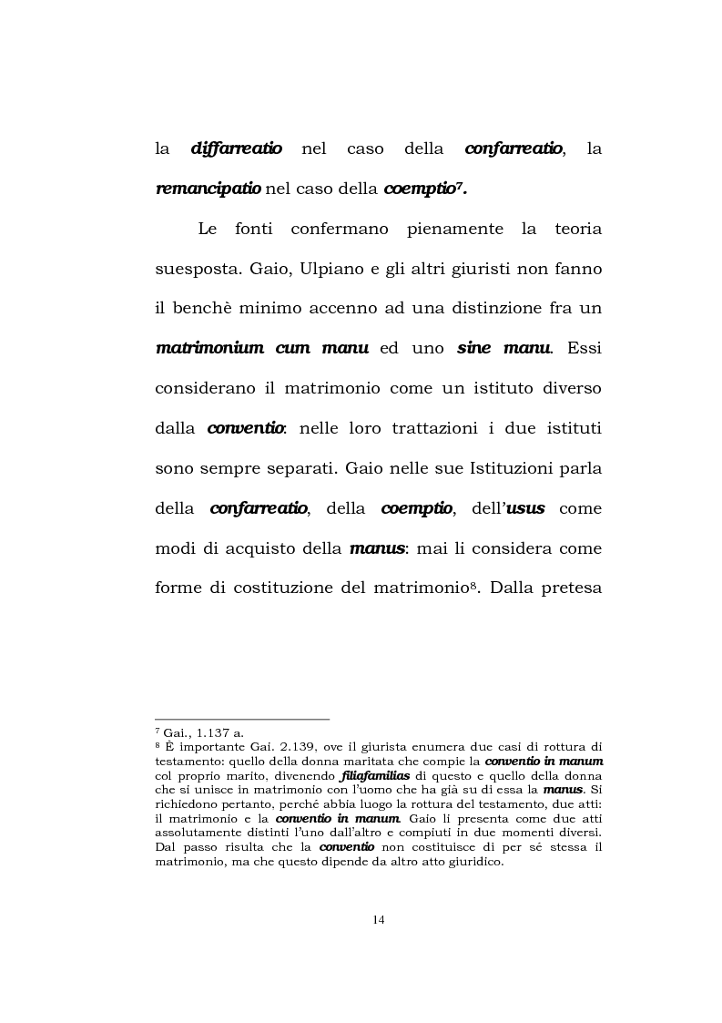 Anteprima della tesi: Il matrimonio romano, Pagina 12