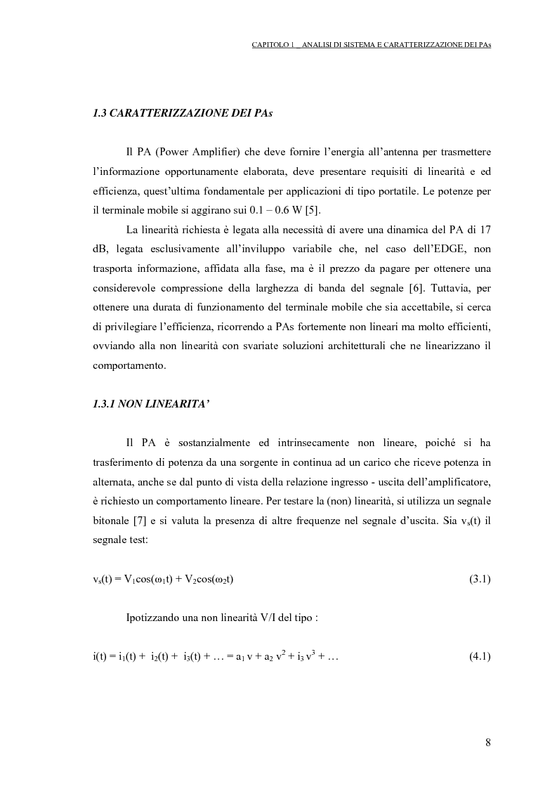 Anteprima della tesi: Progetto di PAs SWITCHING-MODE per applicazioni lineari alla telefonia cellulare 3G, Pagina 12