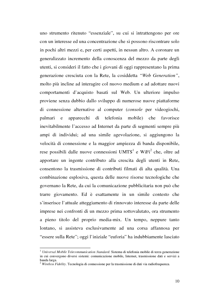 Anteprima della tesi: Click-advertising: la pubblicità nella Rete, Pagina 7