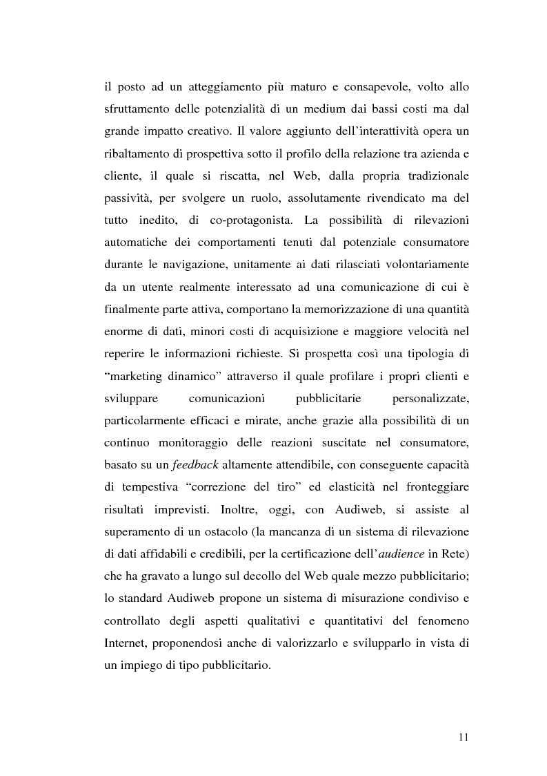 Anteprima della tesi: Click-advertising: la pubblicità nella Rete, Pagina 8
