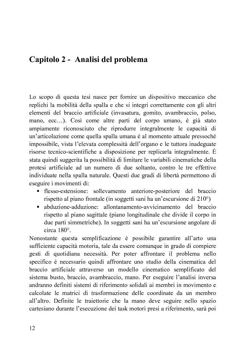 Anteprima della tesi: Progettazione di un meccanismo a due gradi di libertà e architettura ibrida per protesi attiva di spalla, Pagina 7
