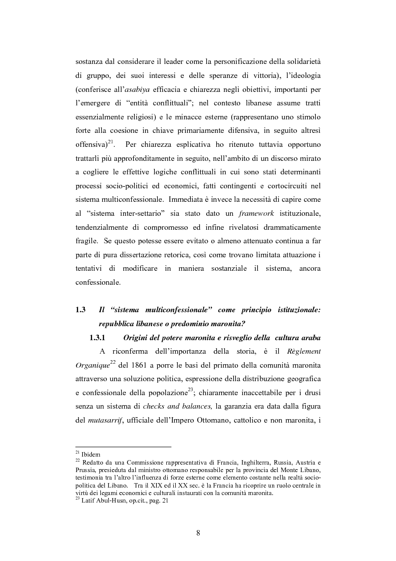 Anteprima della tesi: L'intervento della Forza Multinazionale in Libano nel 1982, Pagina 14