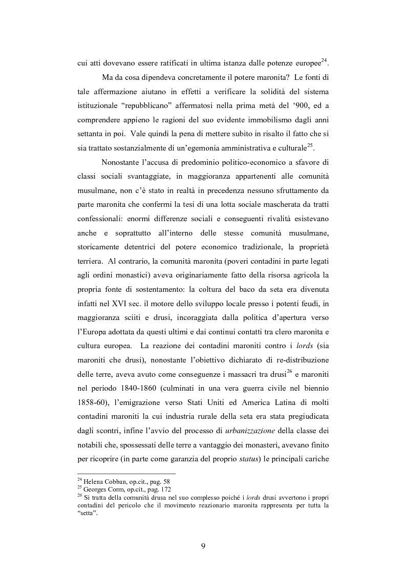 Anteprima della tesi: L'intervento della Forza Multinazionale in Libano nel 1982, Pagina 15
