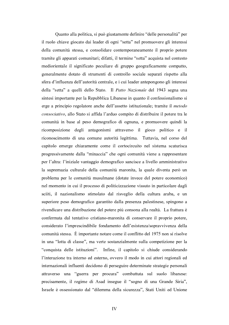 Anteprima della tesi: L'intervento della Forza Multinazionale in Libano nel 1982, Pagina 4