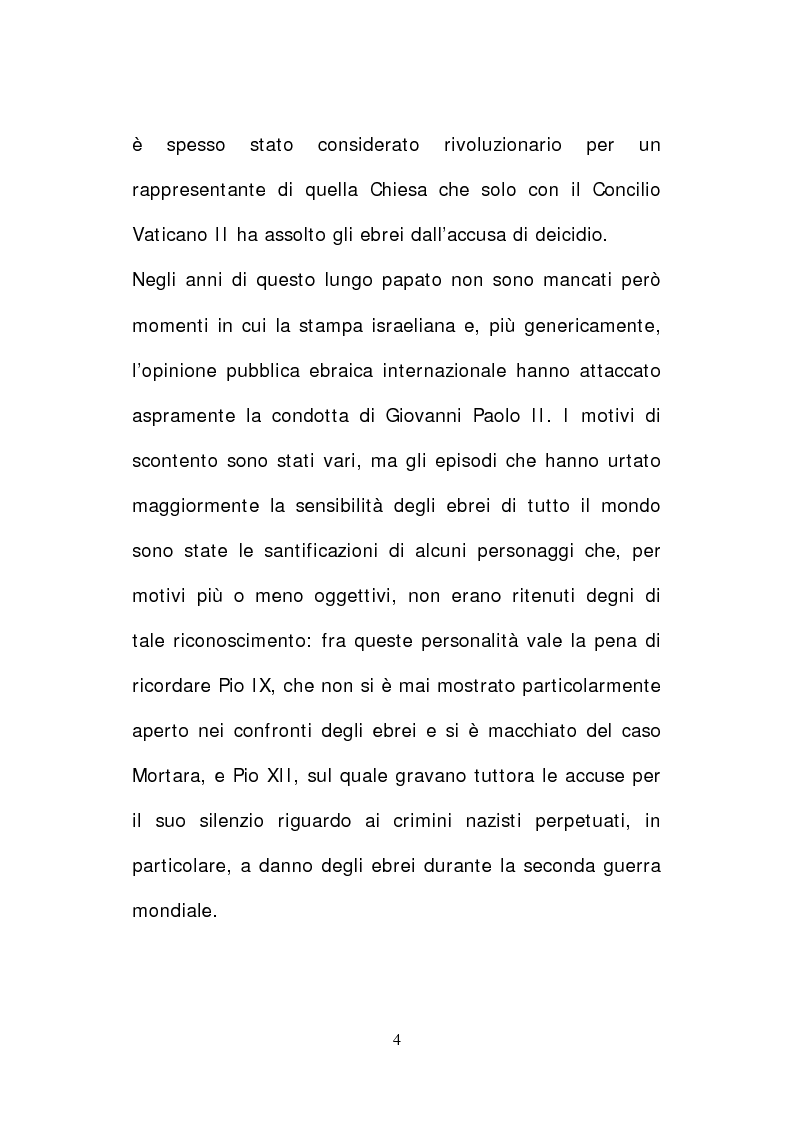 Anteprima della tesi: Il papato di Giovanni Paolo II nella stampa israeliana, Pagina 2