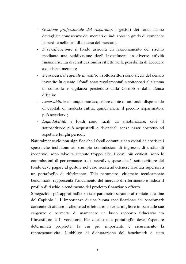 Anteprima della tesi: Fondi comuni azionari e obbligazionari: analisi delle performance, Pagina 2