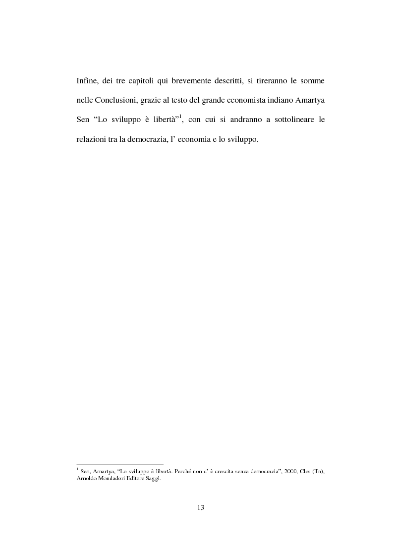 Anteprima della tesi: Lo Sviluppo Umano nei Paesi arabi, Pagina 11