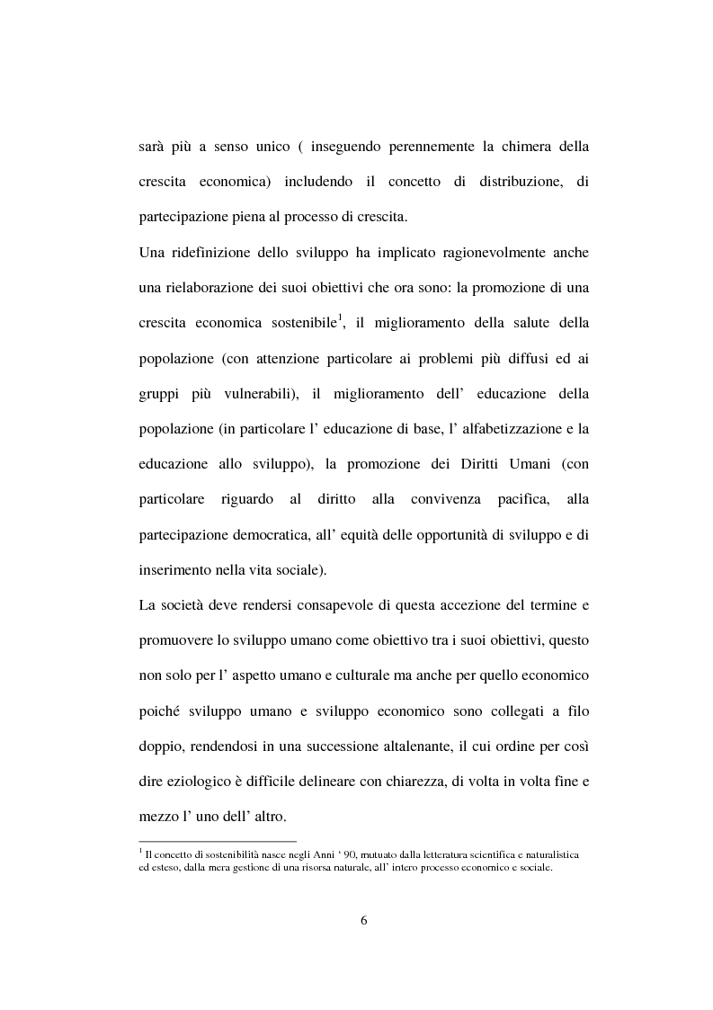Anteprima della tesi: Lo Sviluppo Umano nei Paesi arabi, Pagina 4