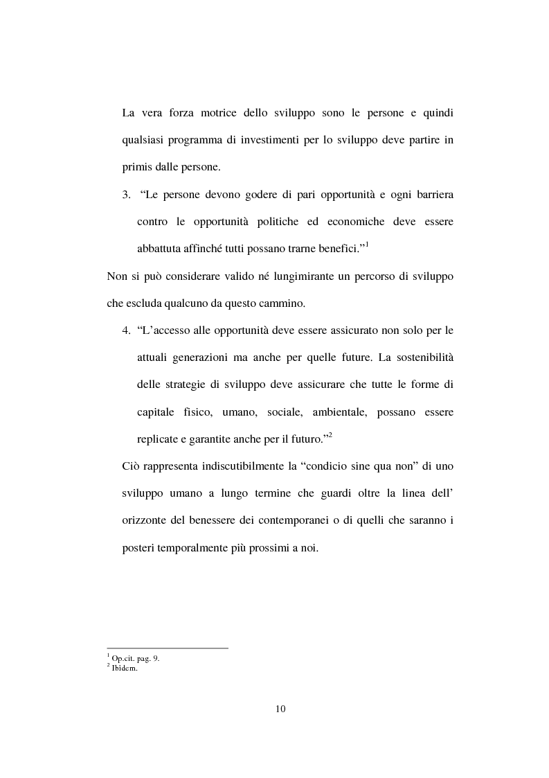 Anteprima della tesi: Lo Sviluppo Umano nei Paesi arabi, Pagina 8