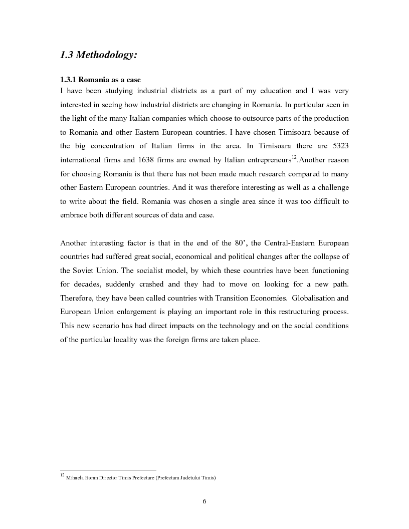 Anteprima della tesi: The impacts of Foreign Direct Investment on the working force of the Romanian industry, the case of Timisoara distric, Pagina 4