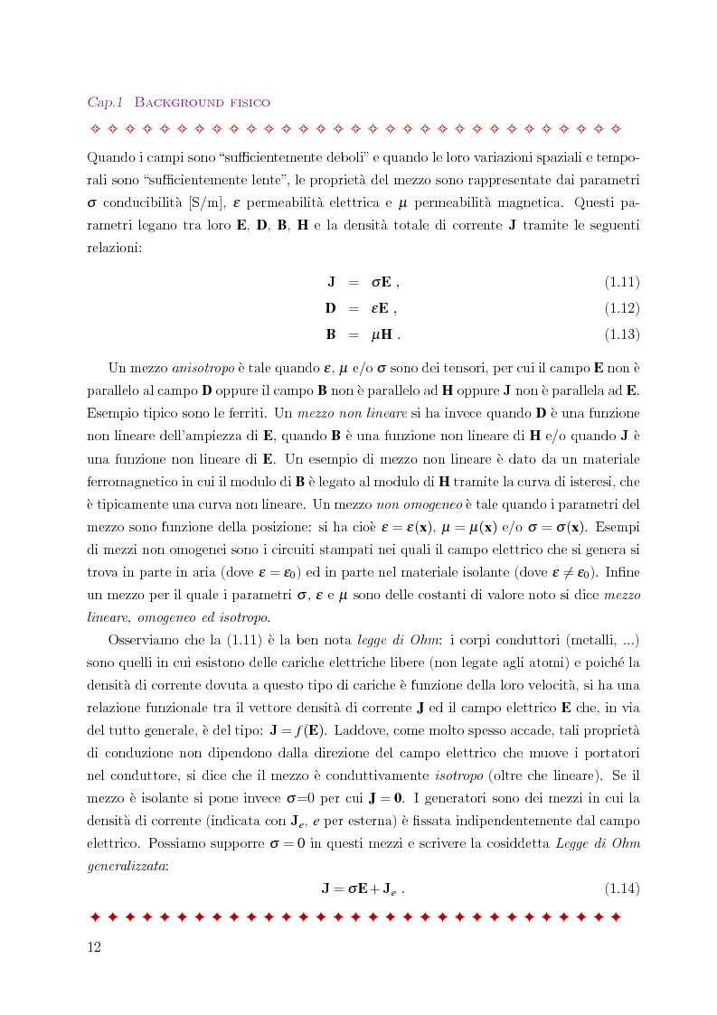 Anteprima della tesi: Metodo degli elementi finiti per l'approssimazione numerica del problema delle correnti parassite, Pagina 8