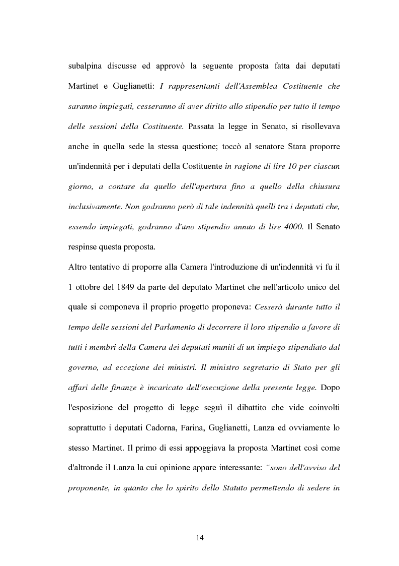 Anteprima della tesi: L'indennità parlamentare, Pagina 12