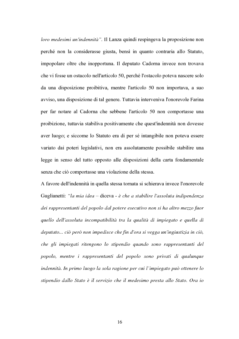 Anteprima della tesi: L'indennità parlamentare, Pagina 14