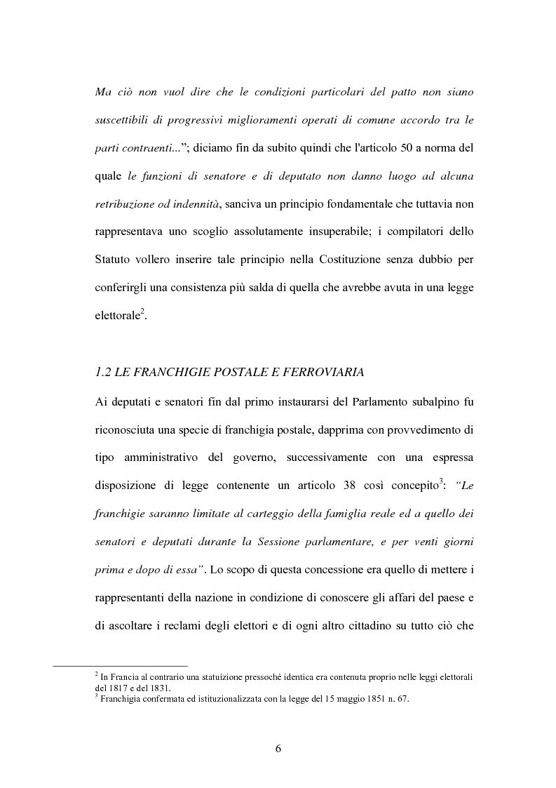 Anteprima della tesi: L'indennità parlamentare, Pagina 4