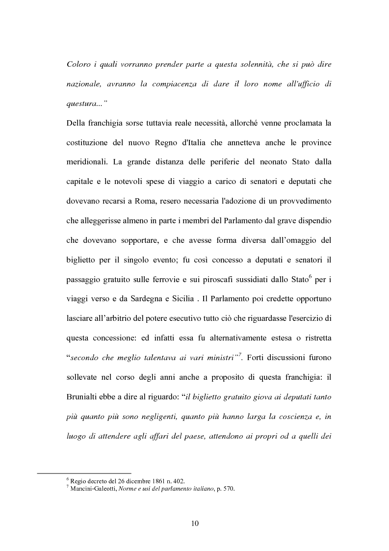 Anteprima della tesi: L'indennità parlamentare, Pagina 8