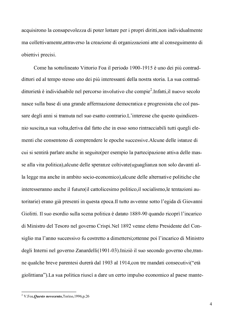 Anteprima della tesi: Le lotte per l'emancipazione della donna: dall'età giolittiana al secondo dopoguerra, Pagina 3