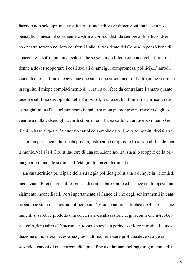 Anteprima della tesi: Le lotte per l'emancipazione della donna: dall'età giolittiana al secondo dopoguerra, Pagina 5