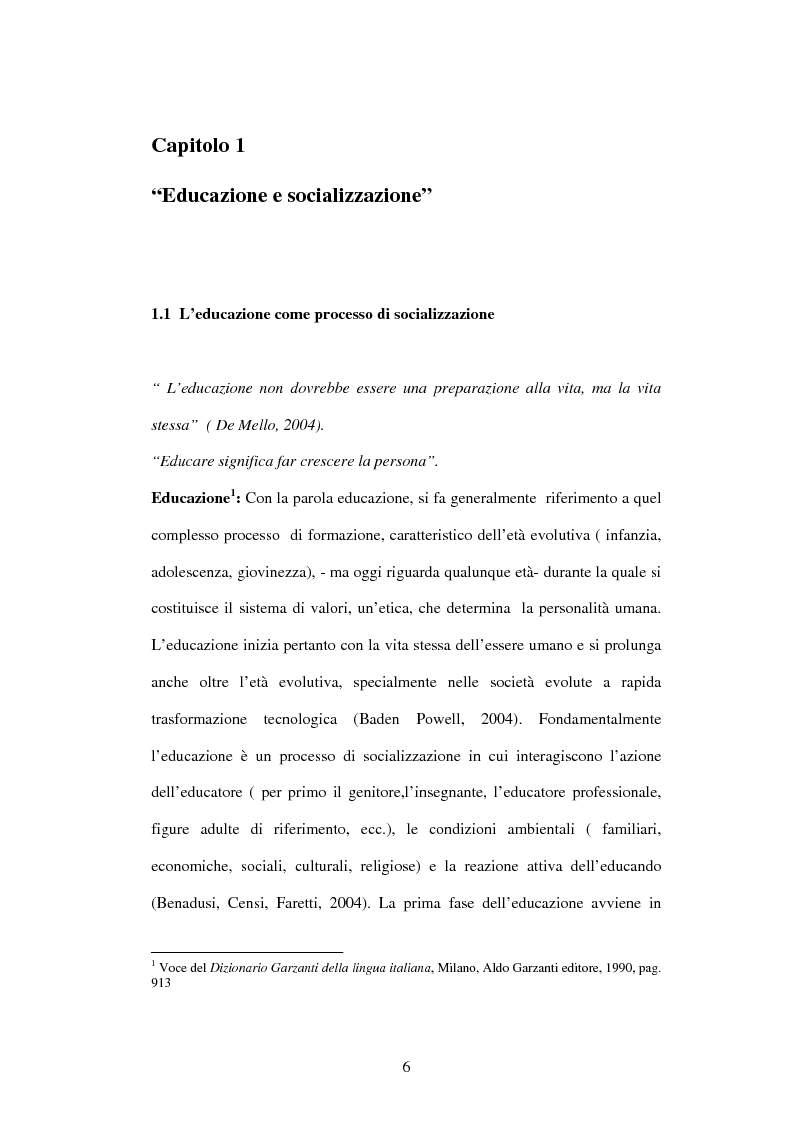 Anteprima della tesi: Educazione e ospedalizzazione del minore, Pagina 3