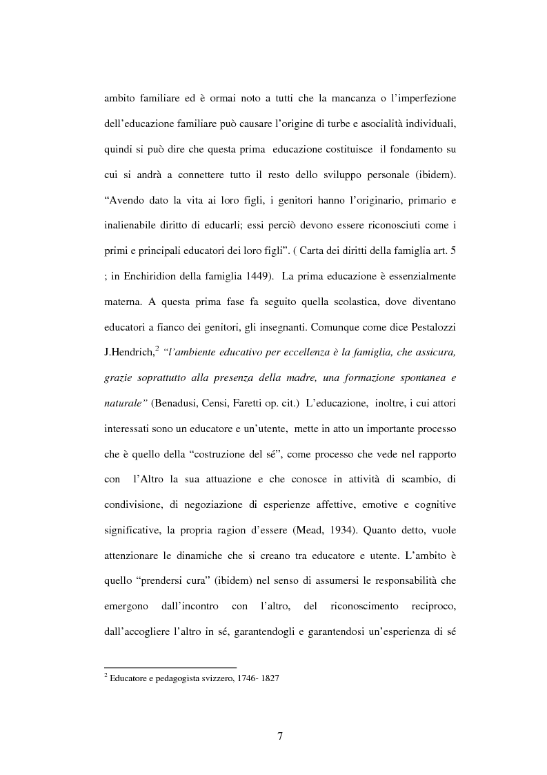 Anteprima della tesi: Educazione e ospedalizzazione del minore, Pagina 4