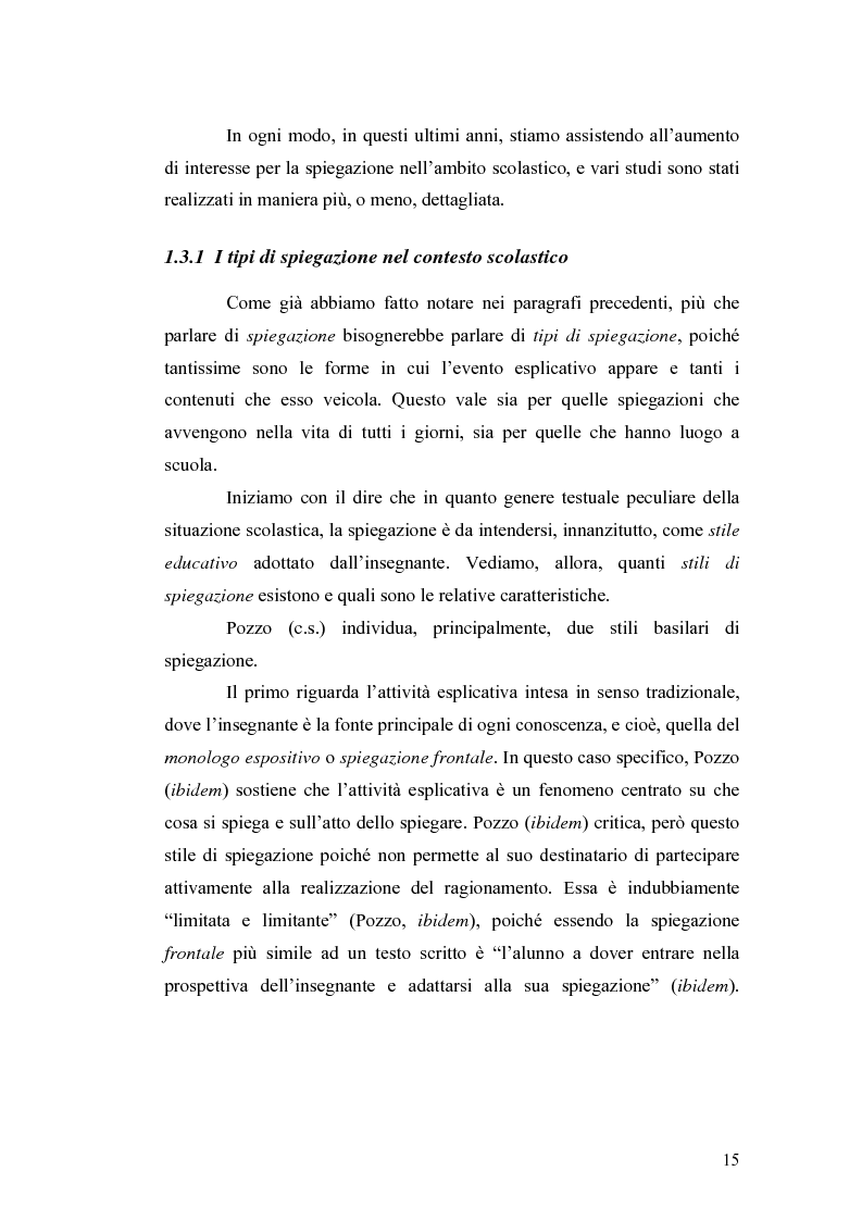 Anteprima della tesi: ''Ma dove stanno i riti, professoressa?''. Interazione ed eventi esplicativi in contesti scolastici., Pagina 15