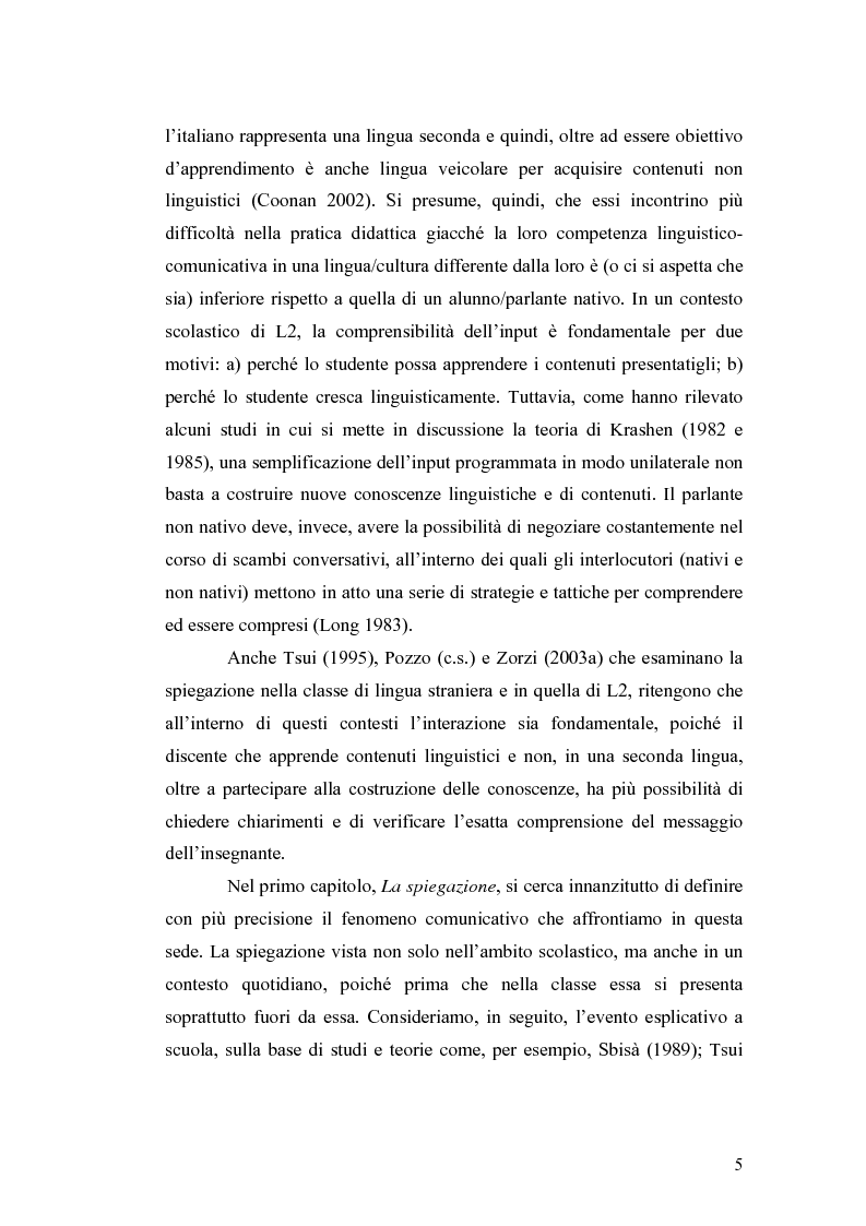 Anteprima della tesi: ''Ma dove stanno i riti, professoressa?''. Interazione ed eventi esplicativi in contesti scolastici., Pagina 5