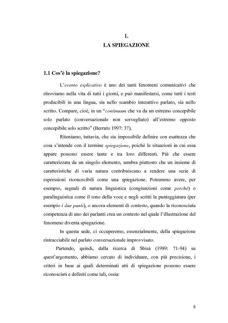 Anteprima della tesi: ''Ma dove stanno i riti, professoressa?''. Interazione ed eventi esplicativi in contesti scolastici., Pagina 8