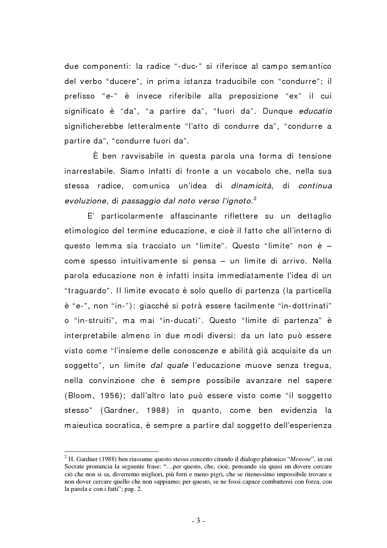 Anteprima della tesi: L'edutainment come fonte di valore per l'impresa e l'individuo., Pagina 3