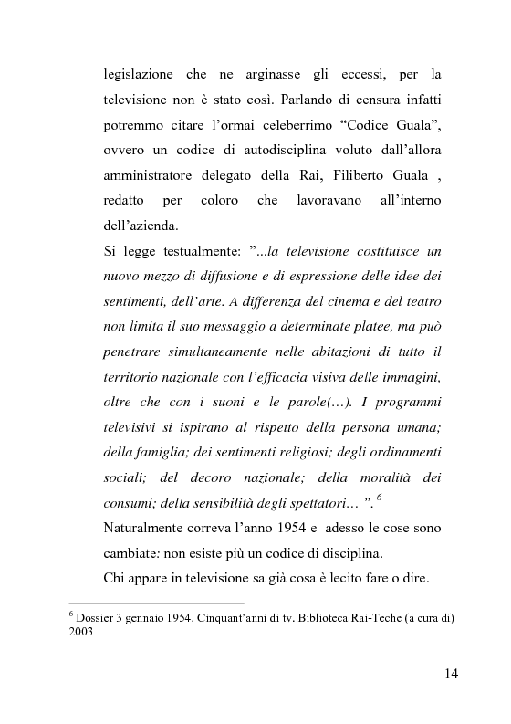 Anteprima della tesi: La censura nel sistema cinematografico e televisivo. Aspetti legislativi, sociali e giuridici., Pagina 10