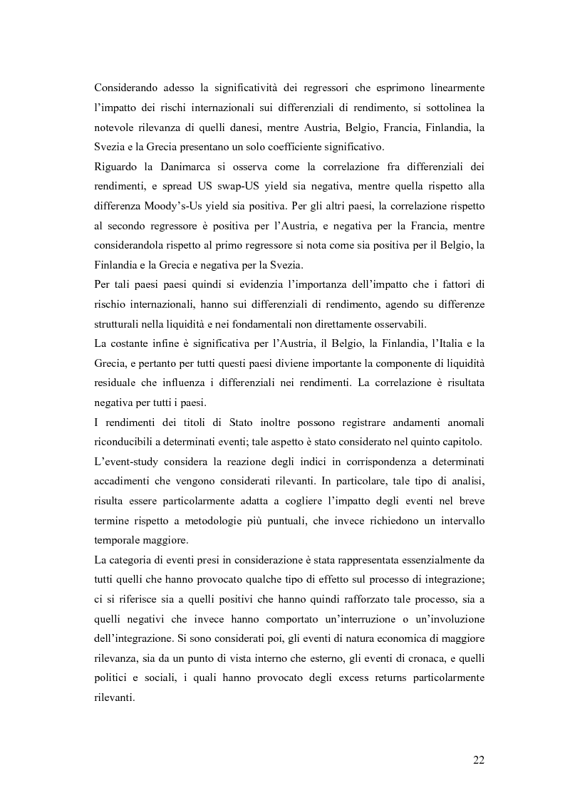 Anteprima della tesi: Event-Study and Econometrics Model of government bonds in European Union., Pagina 10