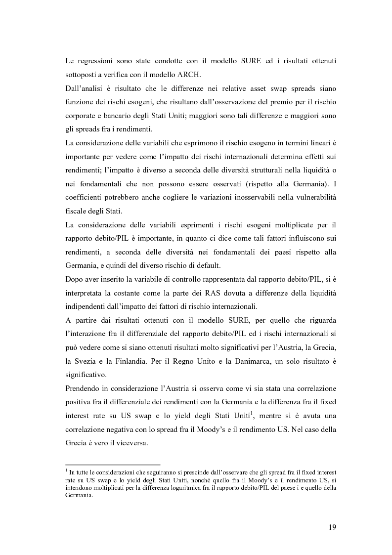 Anteprima della tesi: Event-Study and Econometrics Model of government bonds in European Union., Pagina 7