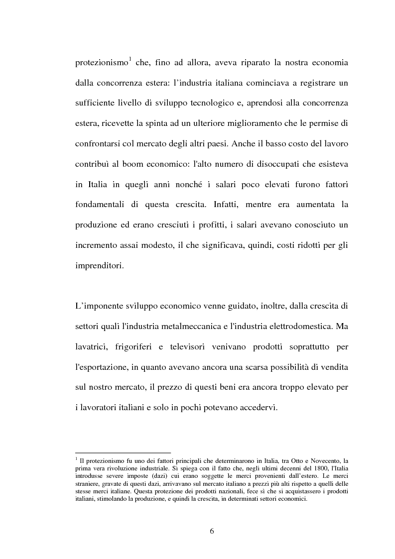 Anteprima della tesi: Il lavoro flessibile: progresso o recessione? Ricerca empirica nel territorio comasco., Pagina 6