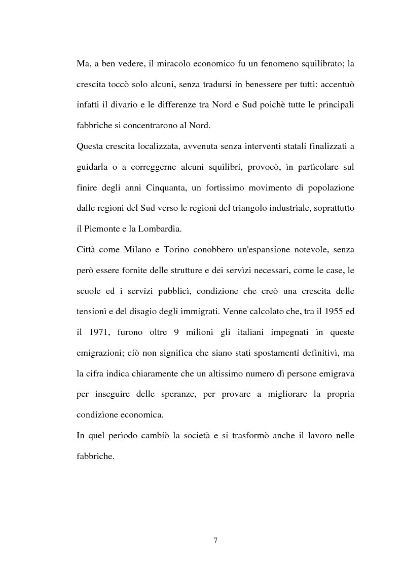 Anteprima della tesi: Il lavoro flessibile: progresso o recessione? Ricerca empirica nel territorio comasco., Pagina 7