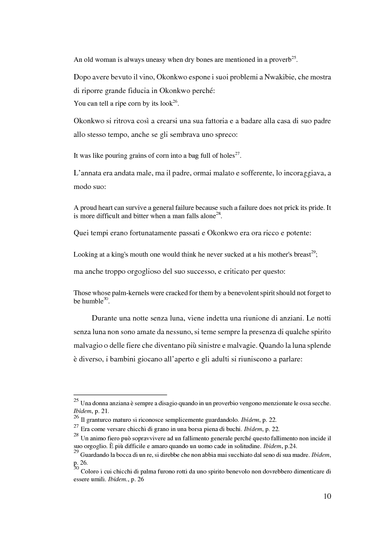 Anteprima della tesi: Tradizione e innovazione nella trilogia di Chinua Achebe, Pagina 10