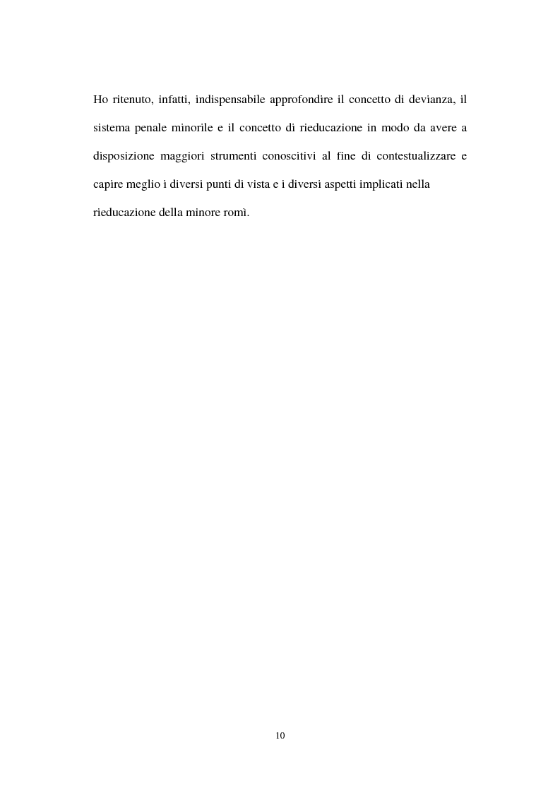 Anteprima della tesi: Le ragazze romni fra il campo e l'istituzione chiusa, Pagina 4