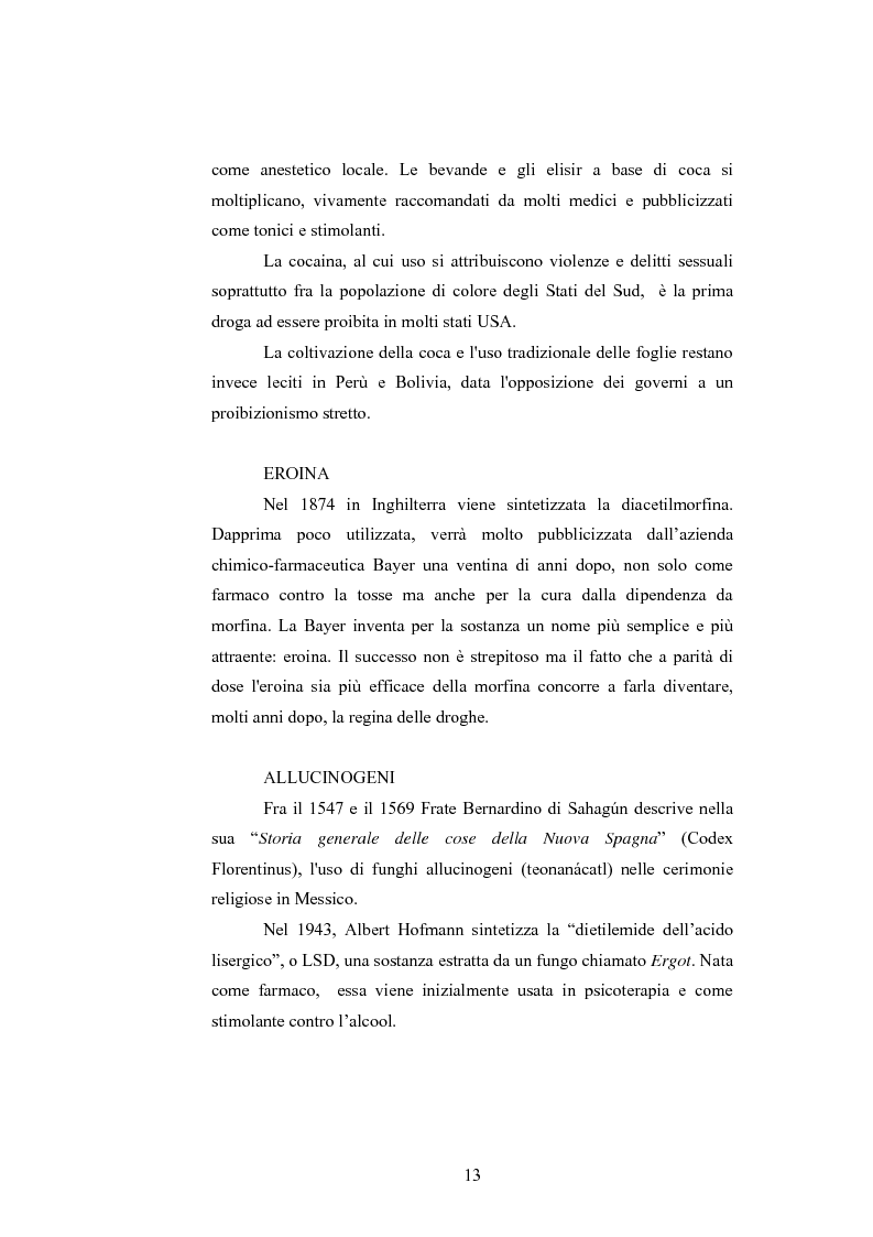 Anteprima della tesi: Gli effetti delle sostanze stupefacenti sui processi cognitivi: l'attuale stato della ricerca, Pagina 9