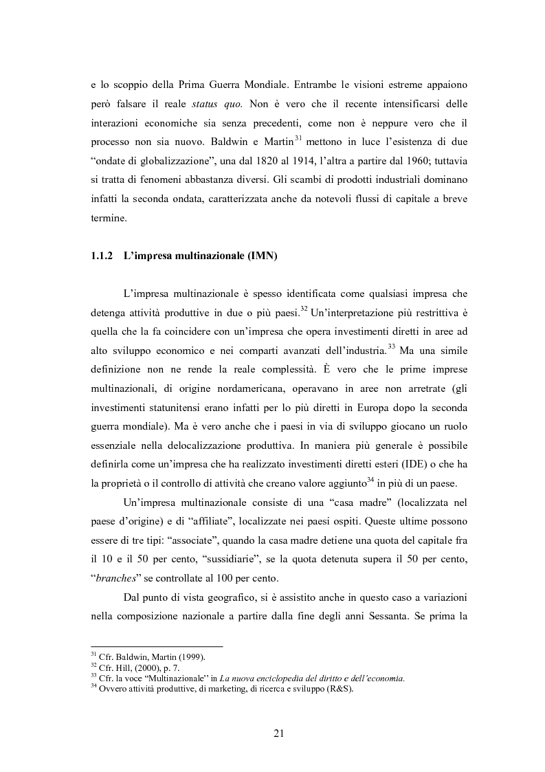 Anteprima della tesi: Giappone: crisi strutturale dell'economia e investimenti diretti in Italia e in Europa, Pagina 13