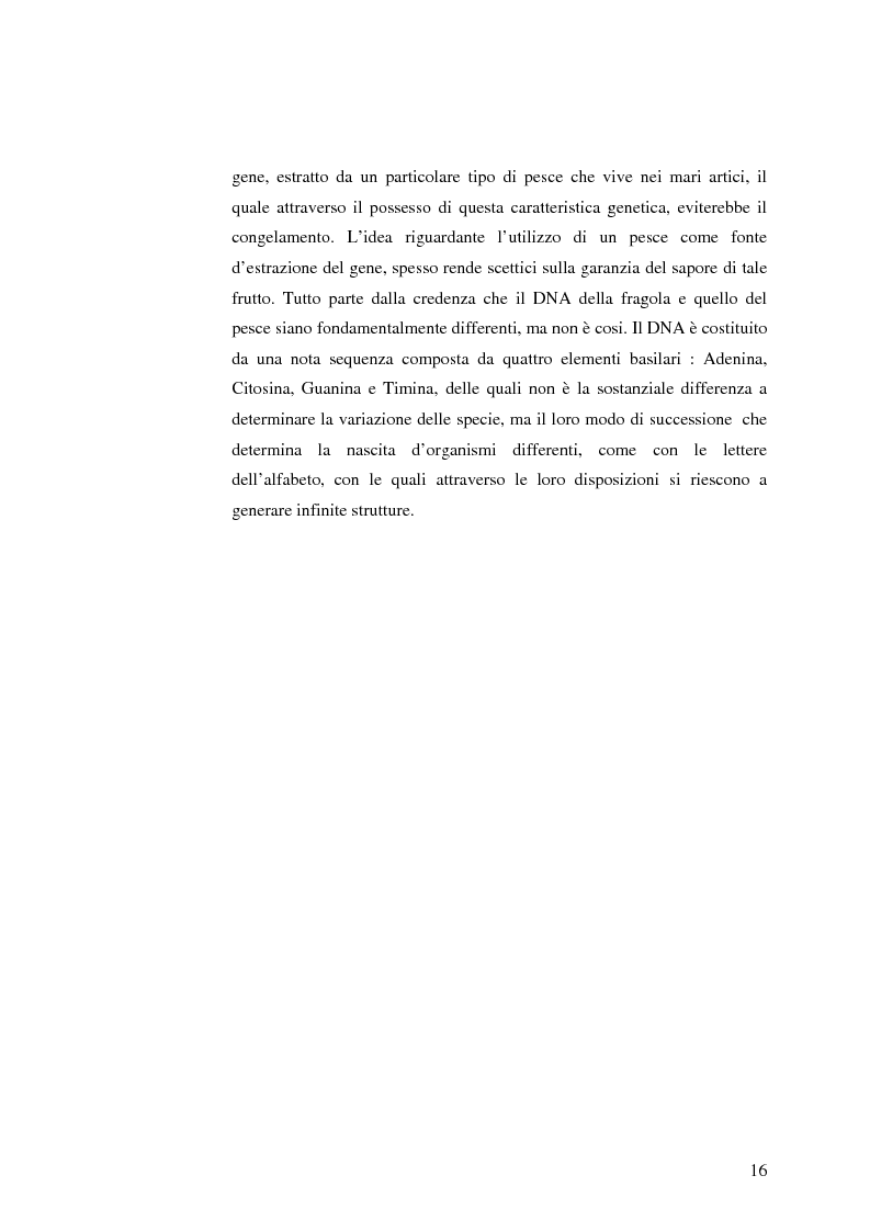 Anteprima della tesi: La comunicazione pubblicitaria nelle biotecnologie, Pagina 14