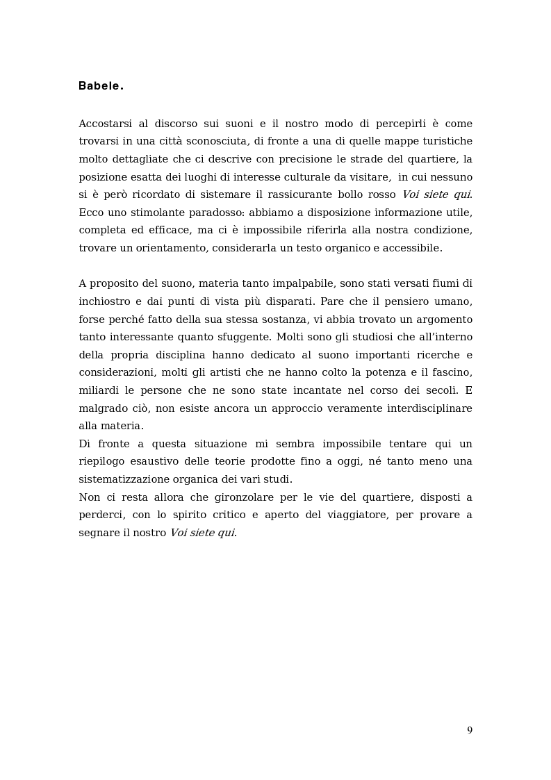 Anteprima della tesi: Sono come suono. Progettare l'acoustic branding in Italia., Pagina 5