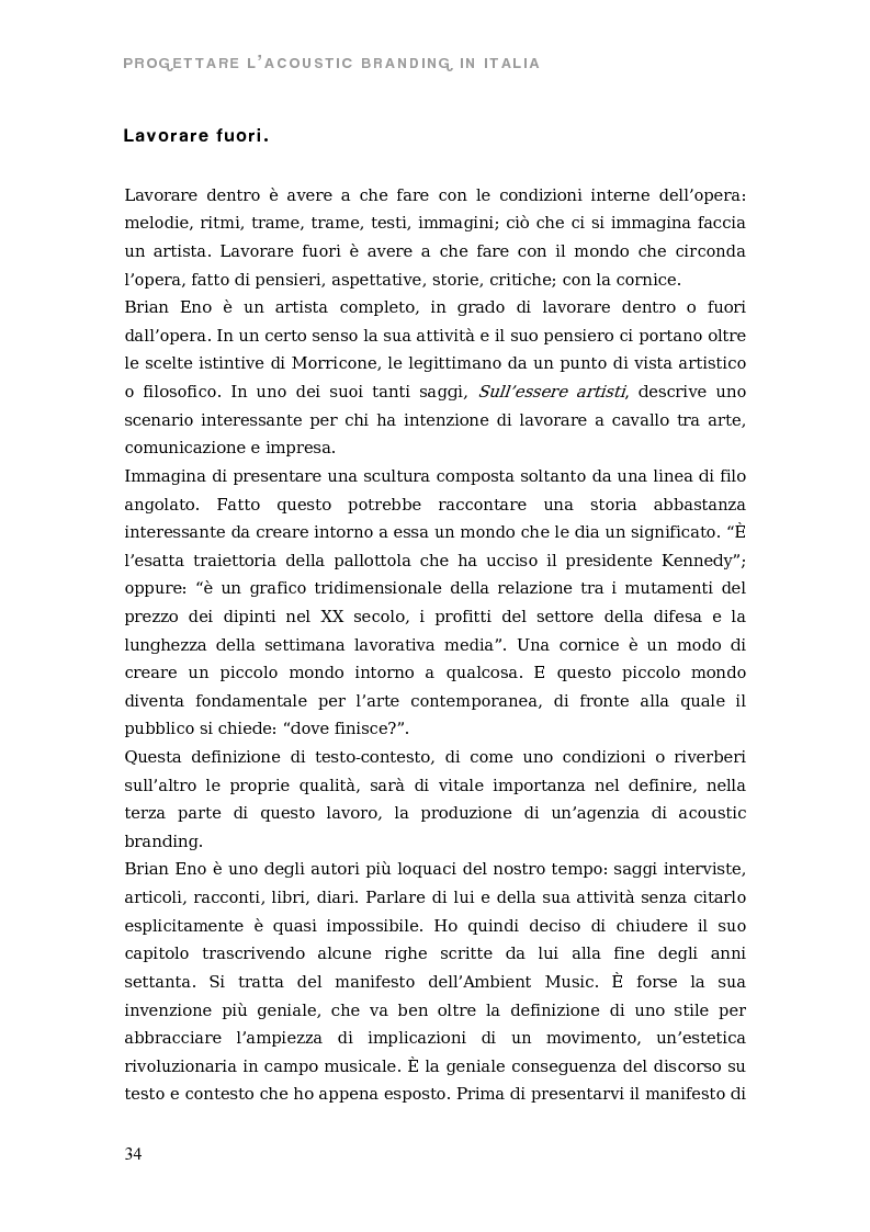 Anteprima della tesi: Sono come suono. Progettare l'acoustic branding in Italia., Pagina 7