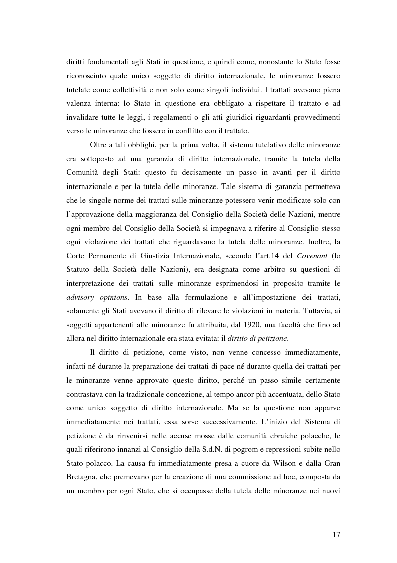 Anteprima della tesi: La tutela delle minoranze nazionali in Europa, Pagina 13