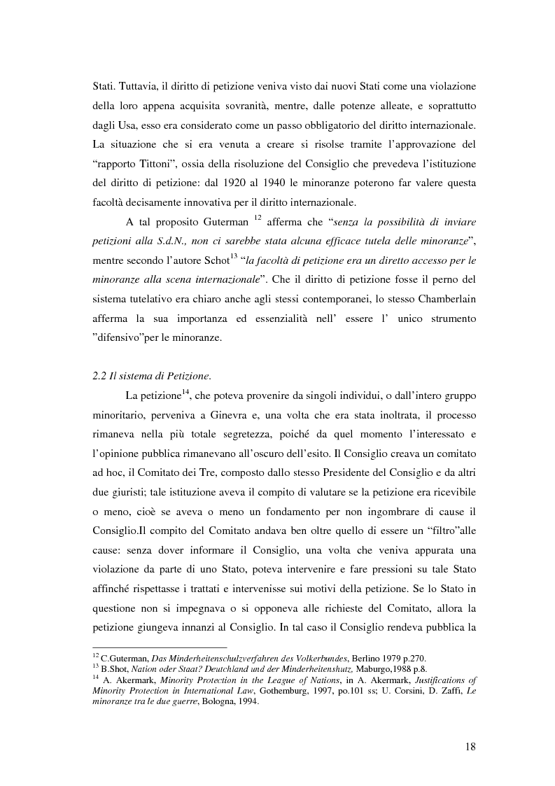 Anteprima della tesi: La tutela delle minoranze nazionali in Europa, Pagina 14