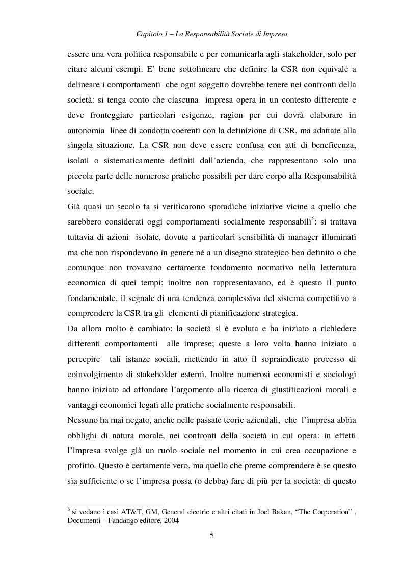 Anteprima della tesi: Responsabilità sociale di impresa e Workplace, Pagina 10