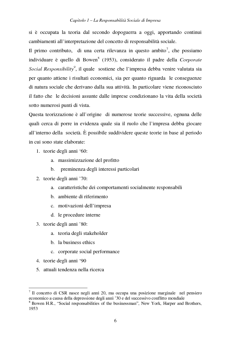 Anteprima della tesi: Responsabilità sociale di impresa e Workplace, Pagina 11