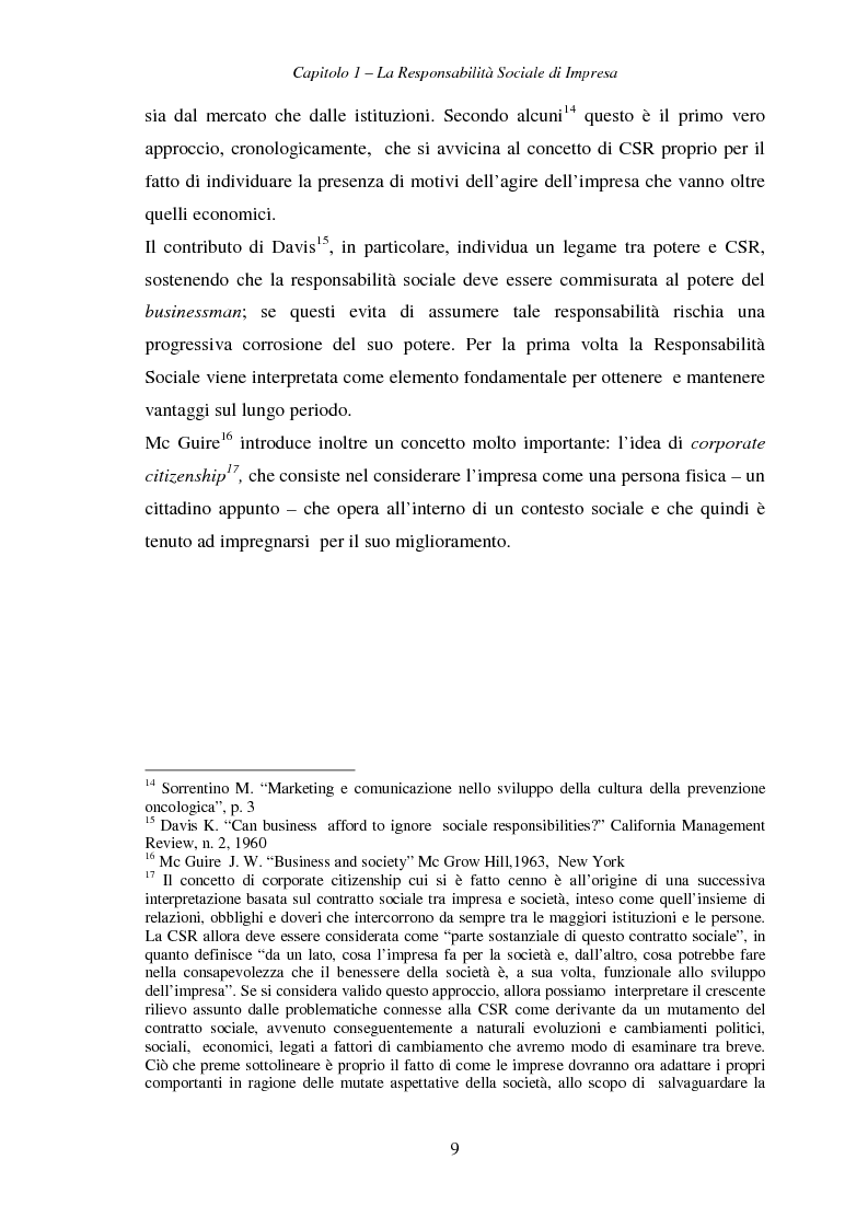 Anteprima della tesi: Responsabilità sociale di impresa e Workplace, Pagina 14