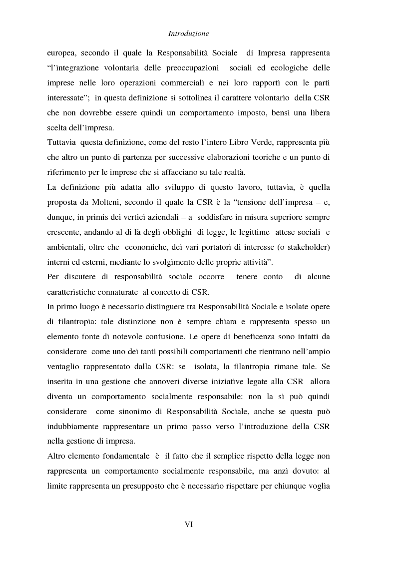 Anteprima della tesi: Responsabilità sociale di impresa e Workplace, Pagina 2