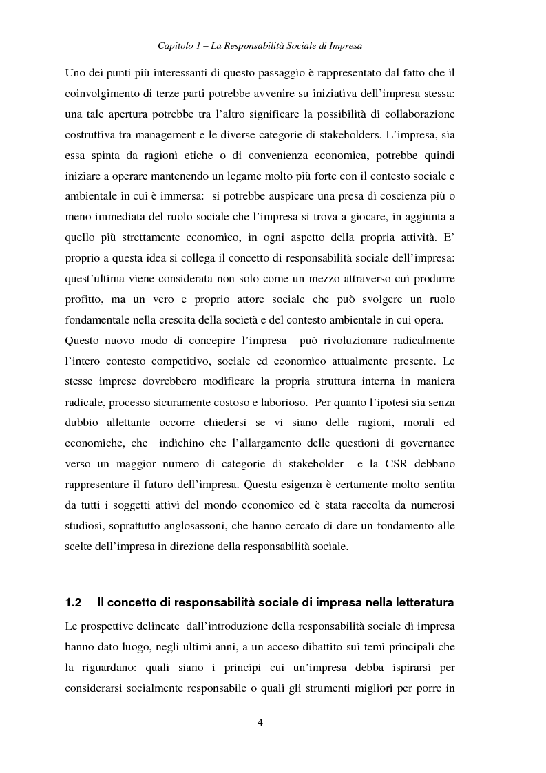 Anteprima della tesi: Responsabilità sociale di impresa e Workplace, Pagina 9