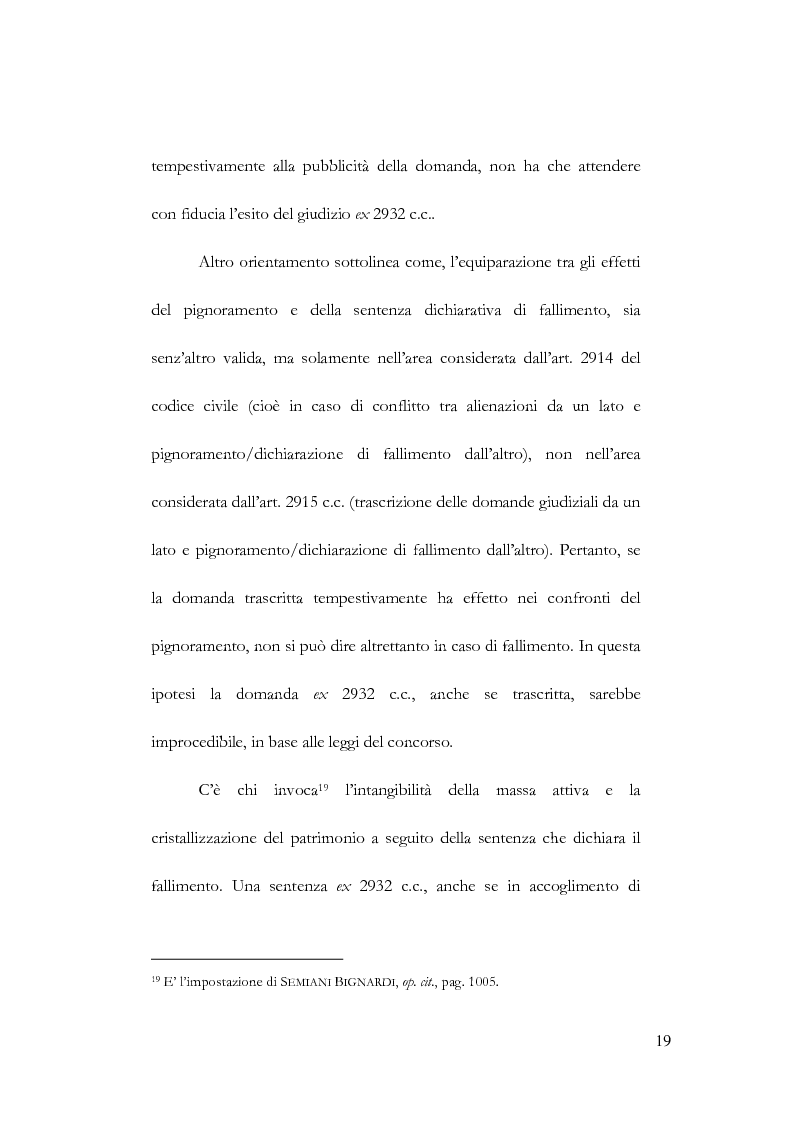 Anteprima della tesi: Fallimento e contratto preliminare, Pagina 15